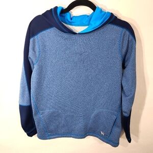 Mambo Australia Boys Size L 14-16 Hooded‎ Sweatshirt with Pockets Blue Hoodie